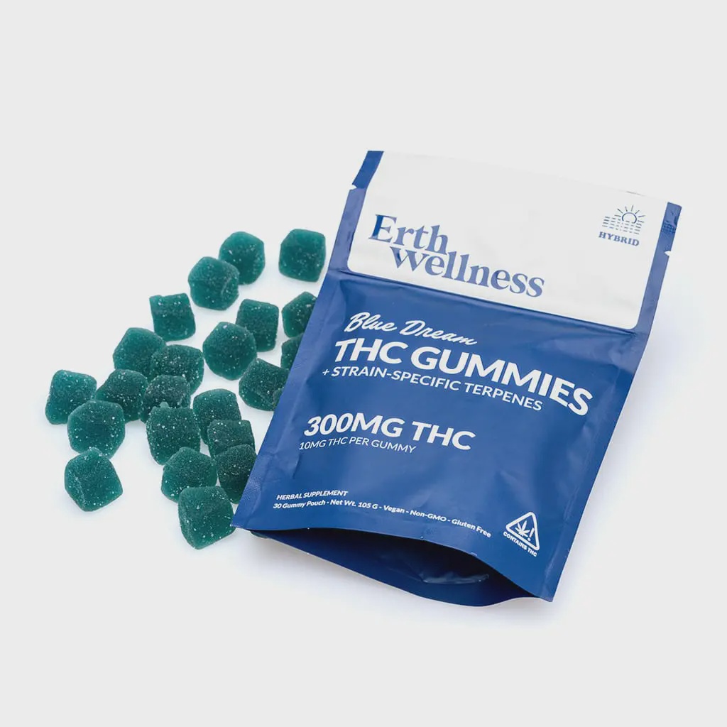 Erth Wellness THC Live Resin Gummies - Blue Dream
